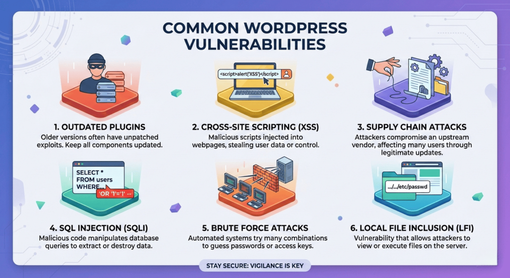 Common WordPress Vulnerabilities